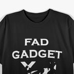 Retro Synth Scene Graphic – British Music Icon Style T-Shirt