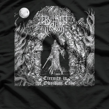 Dark Fantasy Metal Inspired Graphic – Erythrite Throne Art T-Shirt