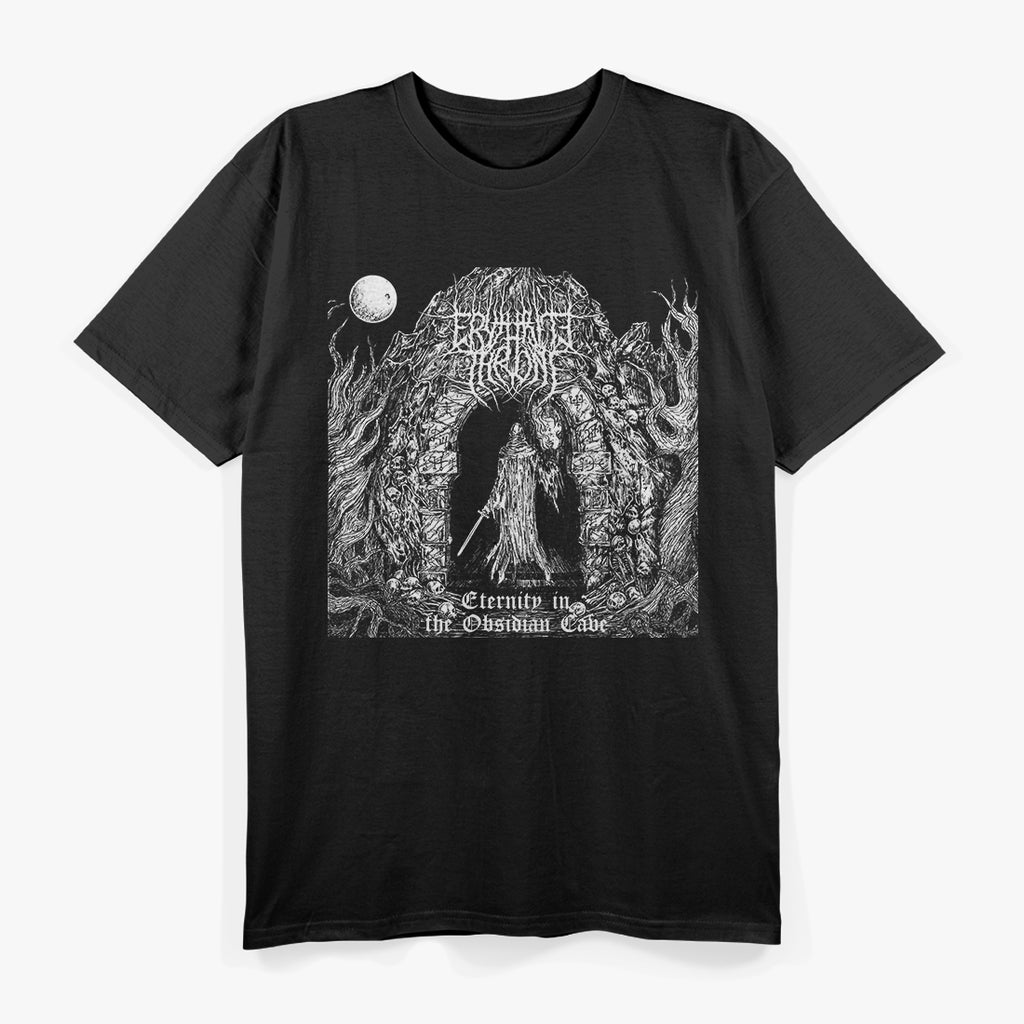Dark Fantasy Metal Inspired Graphic – Erythrite Throne Art T-Shirt
