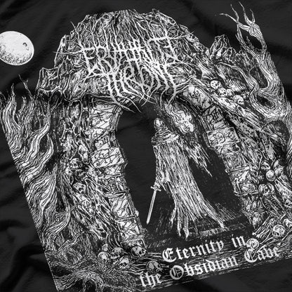 Dark Fantasy Metal Inspired Graphic – Erythrite Throne Art T-Shirt