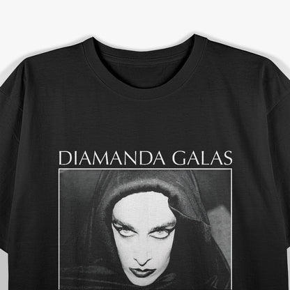 Avant-Garde Portrait Graphic – Diamanda Galás Inspired Retro Art T-Shirt