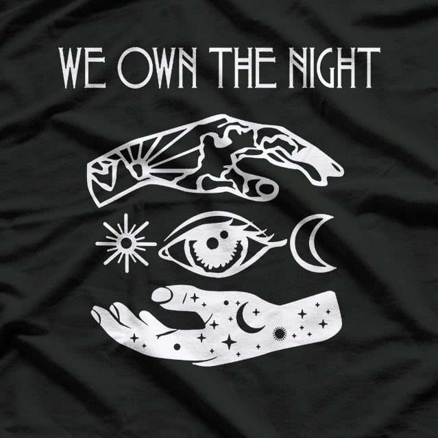 Experimental Rock Spirit – Retro “We Own the Night” Graphic T-Shirt