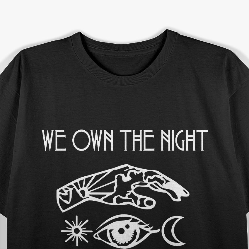 Experimental Rock Spirit – Retro “We Own the Night” Graphic T-Shirt