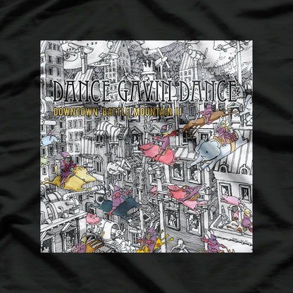 Progressive Rock Energy – Retro Battle Mountain Inspired Art T-Shirt