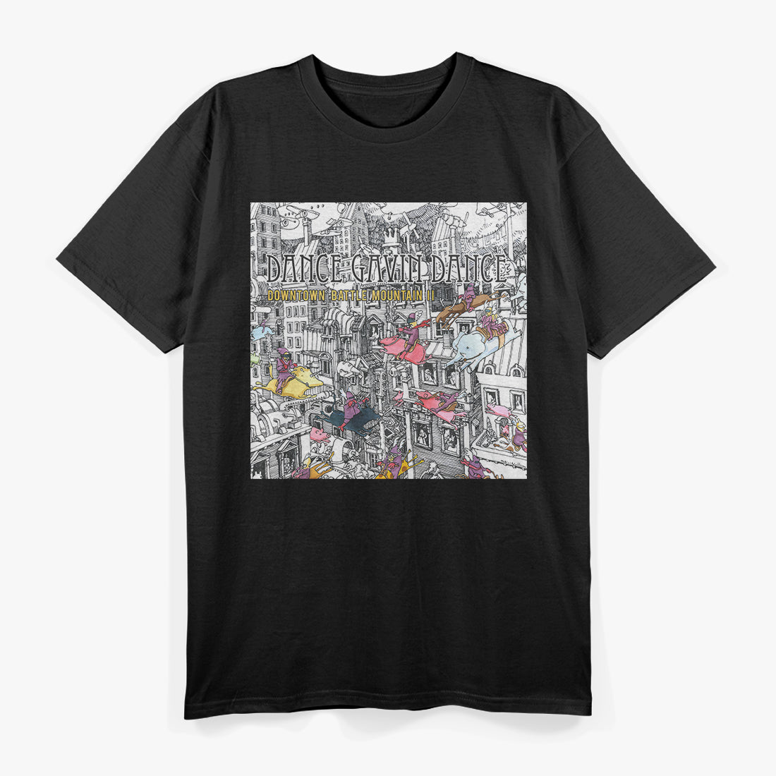 Progressive Rock Energy – Retro Battle Mountain Inspired Art T-Shirt