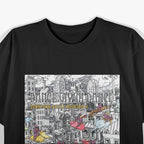 Progressive Rock Energy – Retro Battle Mountain Inspired Art T-Shirt