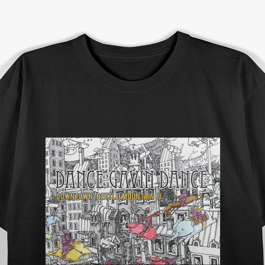 Progressive Rock Energy – Retro Battle Mountain Inspired Art T-Shirt