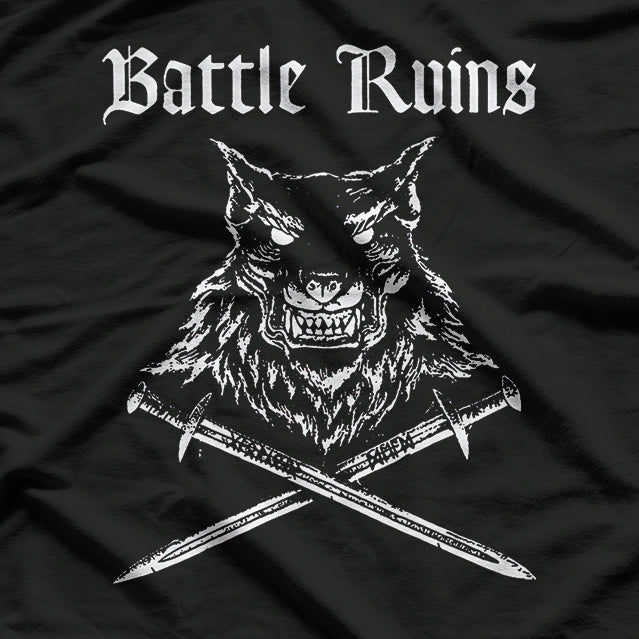 Battle Ruins Inspired – Vintage American Hard Music Art T-Shirt