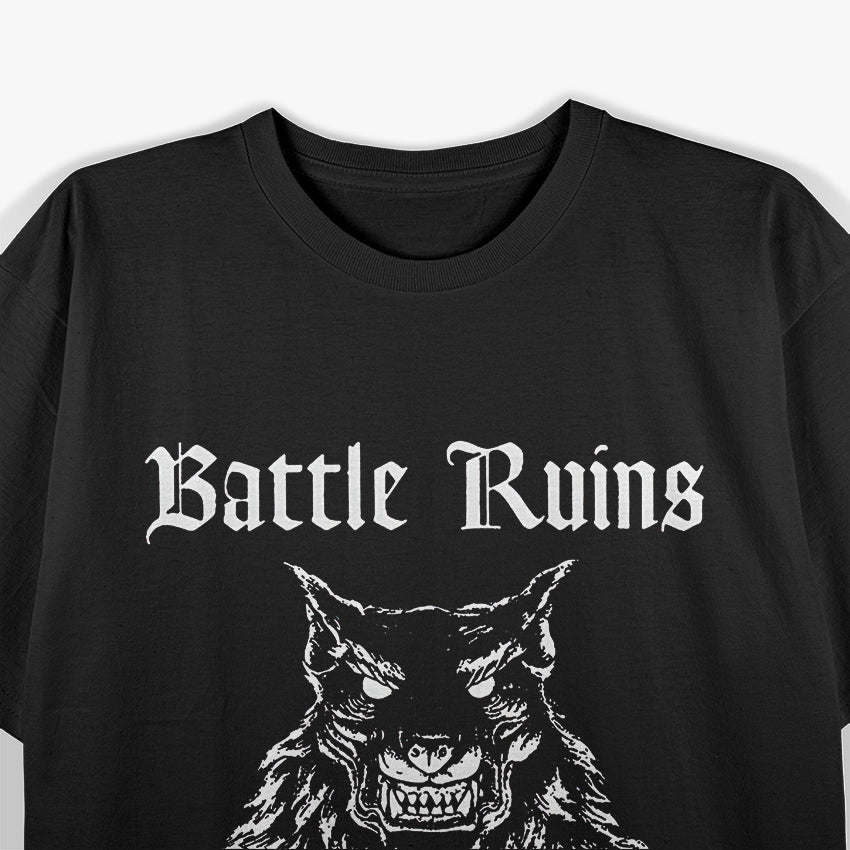 Battle Ruins Inspired – Vintage American Hard Music Art T-Shirt