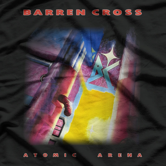 Glam Metal Inspired – Barren Cross Atomic Arena Graphic T-Shirt