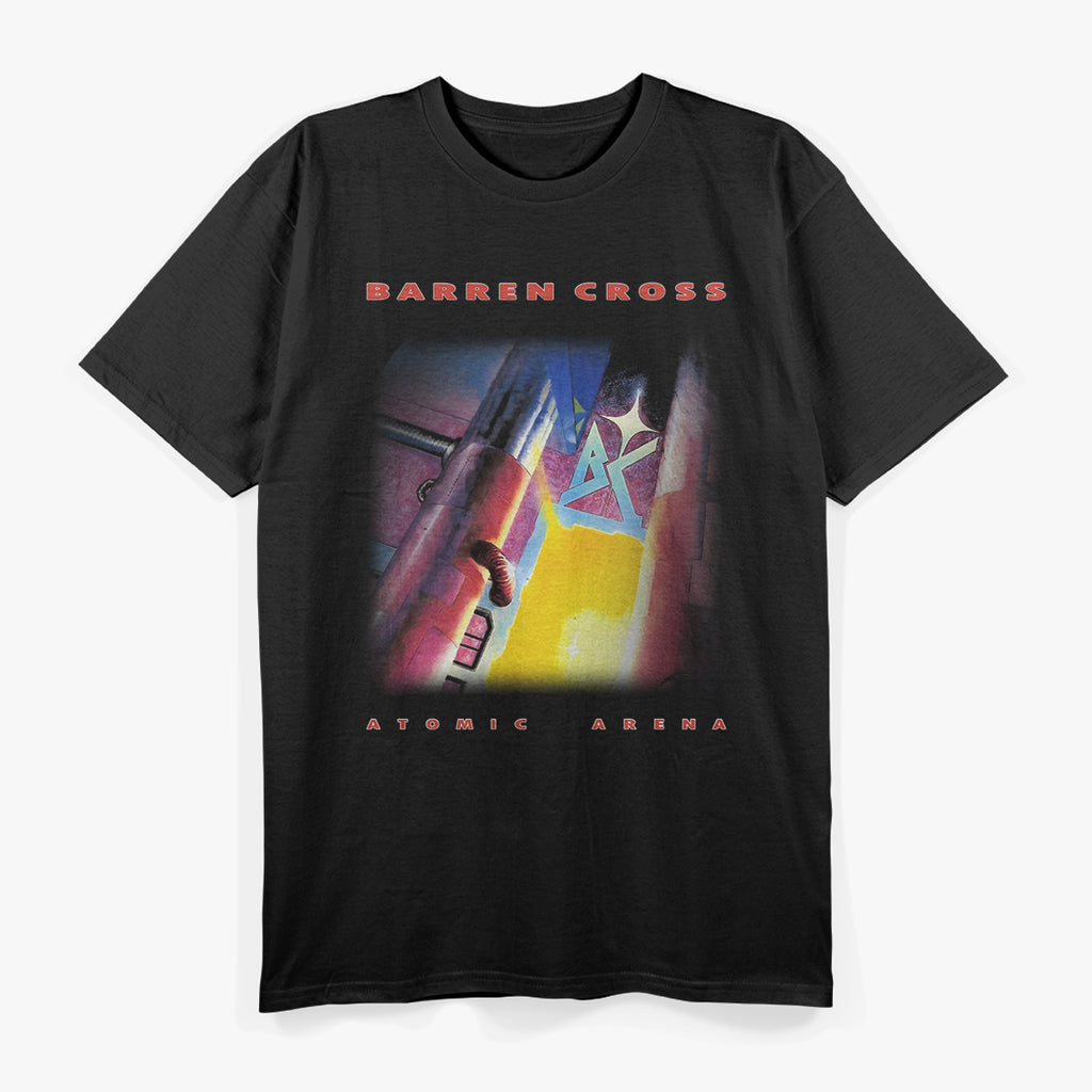 Glam Metal Inspired – Barren Cross Atomic Arena Graphic T-Shirt