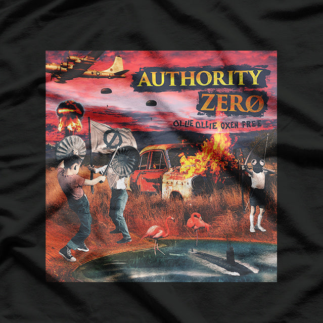 Ollie Ollie Oxen Free Inspired – Authority Zero Graphic Design T-Shirt