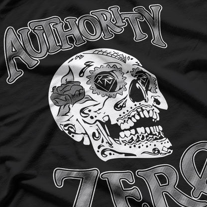 Skull Graphic Music – Authority Zero Inspired Rock Retro Design T-Shirt