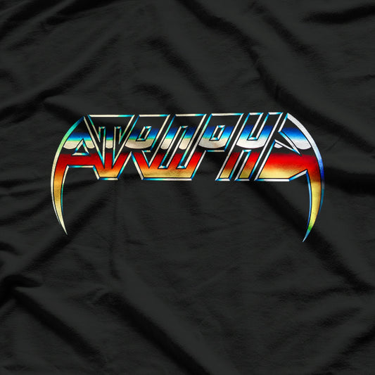 Thrash Metal Inspired – Atrophy Style American Graphic Logo T-Shirt