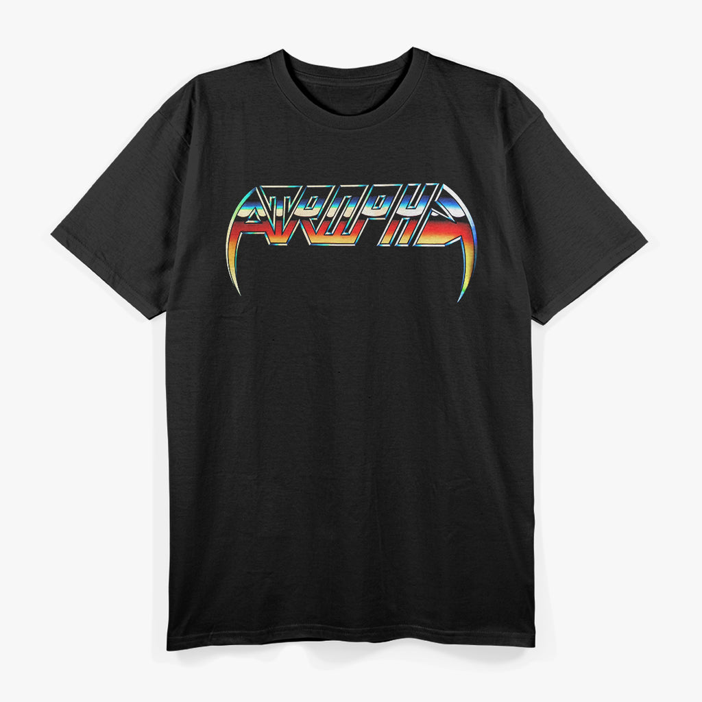 Thrash Metal Inspired – Atrophy Style American Graphic Logo T-Shirt