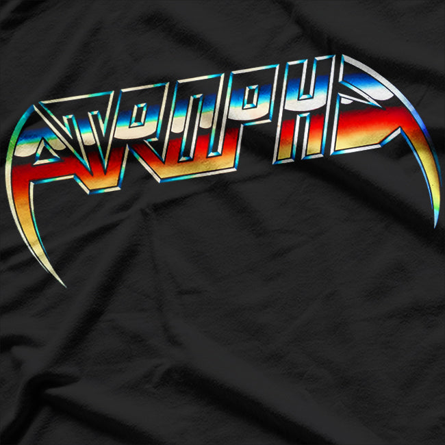 Thrash Metal Inspired – Atrophy Style American Graphic Logo T-Shirt