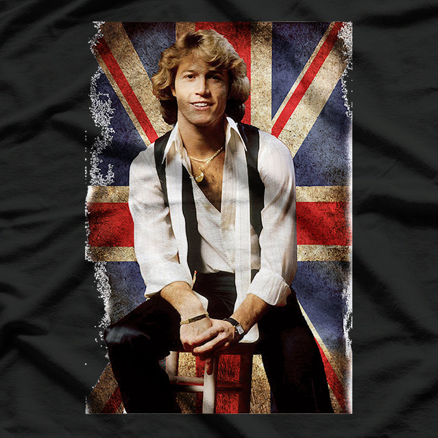 Vintage Pop Icon Lovers – Andy Gibb Aesthetic Graphic Artwork RZ T-Shirt