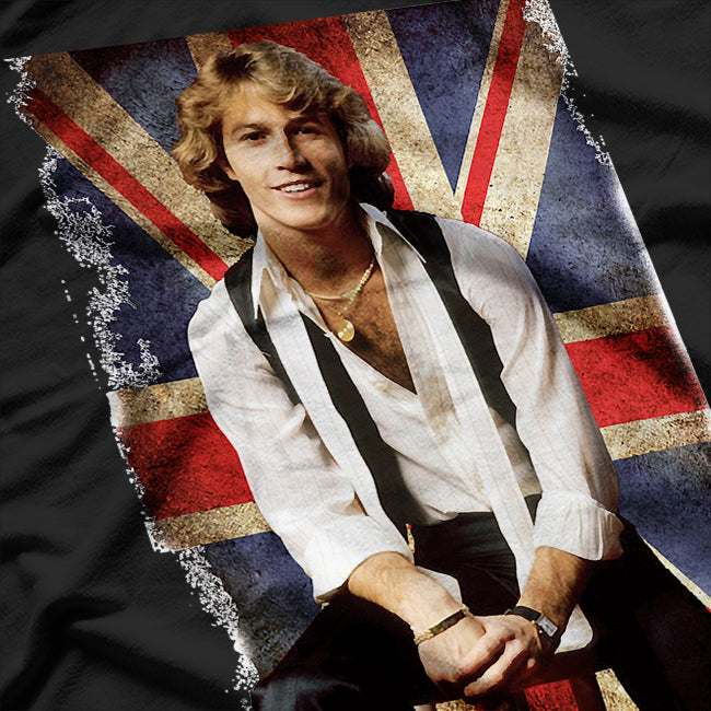Vintage Pop Icon Lovers – Andy Gibb Aesthetic Graphic Artwork RZ T-Shirt