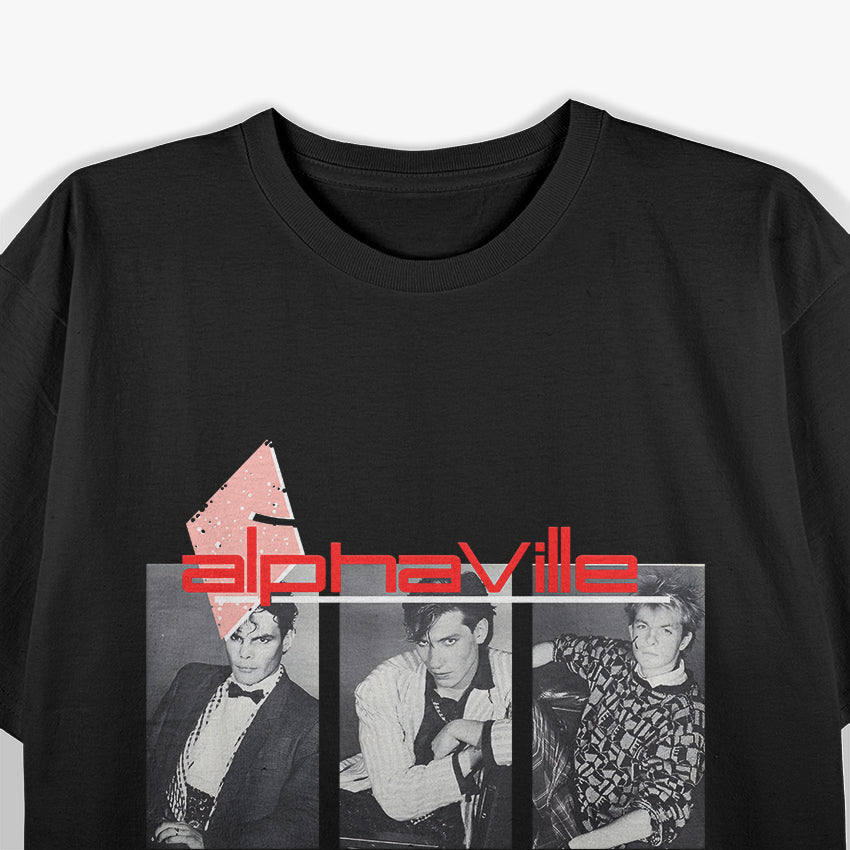 Alphaville Inspired – German New Wave Retro Music RZ T-Shirt
