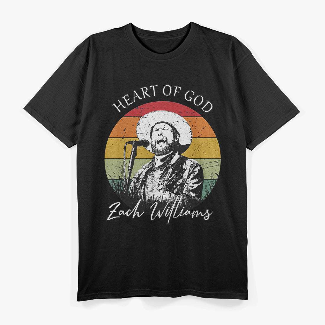 Heart of God Album – Zach Williams Retro Graphic Design RZ T-Shirt