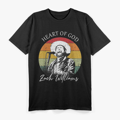 Heart of God Album – Zach Williams Retro Graphic Design RZ T-Shirt