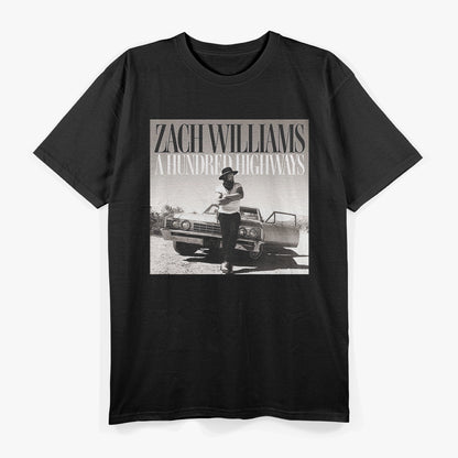 Zach Williams – A Hundred Highways Retro Album RZ T-Shirt