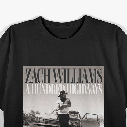 Zach Williams – A Hundred Highways Retro Album RZ T-Shirt