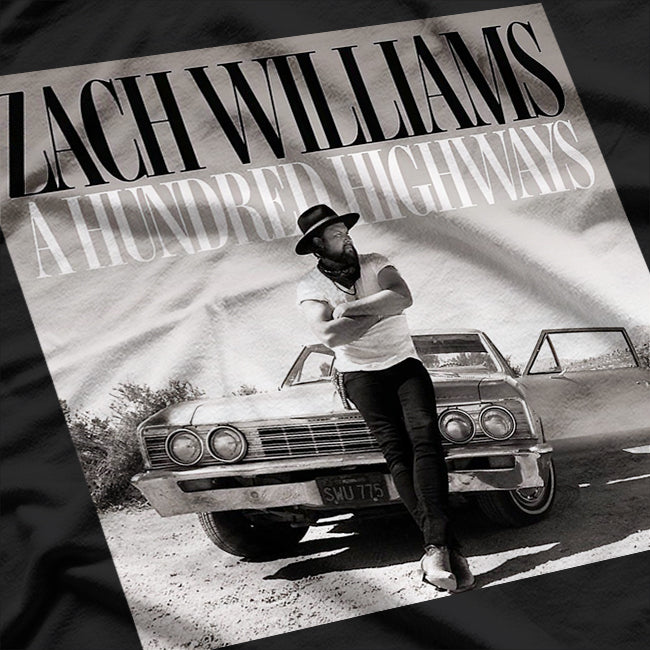 Zach Williams – A Hundred Highways Retro Album RZ T-Shirt
