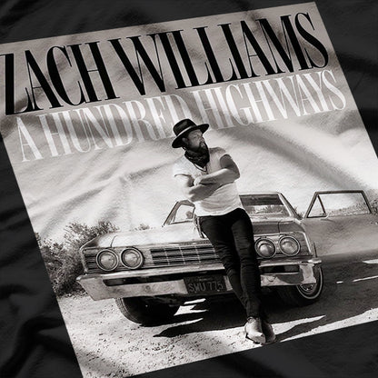 Zach Williams – A Hundred Highways Retro Album RZ T-Shirt
