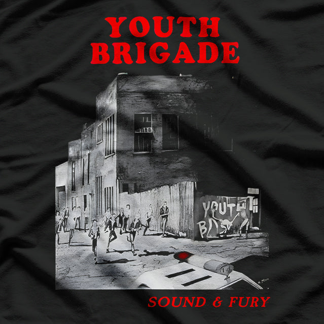 Youth Brigade – Sound & Fury Retro Punk Music Graphic RZ T-Shirt