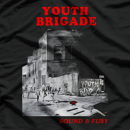 Youth Brigade – Sound & Fury Retro Punk Music Graphic RZ T-Shirt