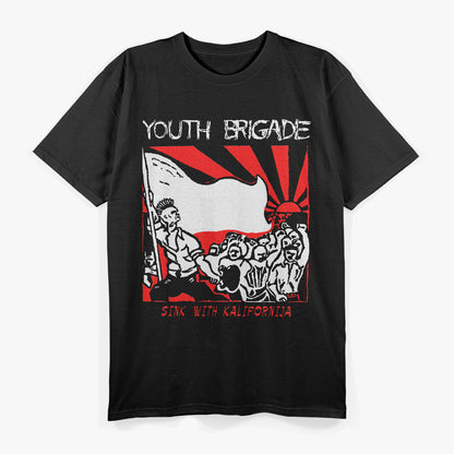 Sink with Kalifornija – Youth Brigade Retro Graphic RZ T-Shirt