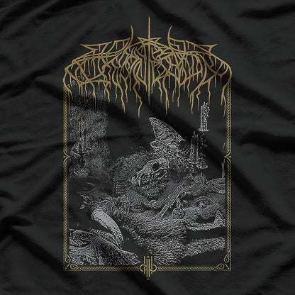 Wolves in the Throne – Retro Black Metal Graphic Design RZ T-Shirt