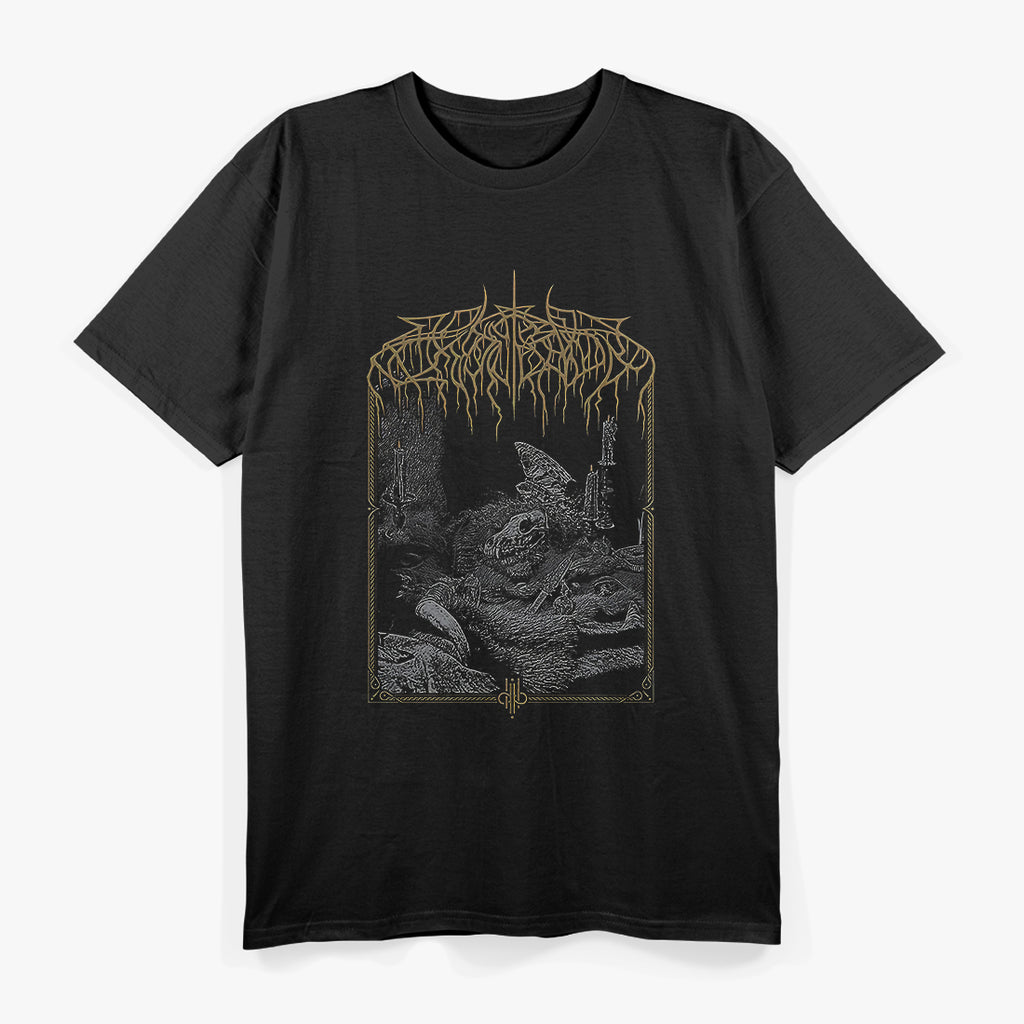 Wolves in the Throne – Retro Black Metal Graphic Design RZ T-Shirt