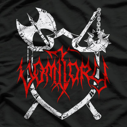 Swedish Extreme Music Scene – Vomitory Retro Graphic Design RZ T-Shirt