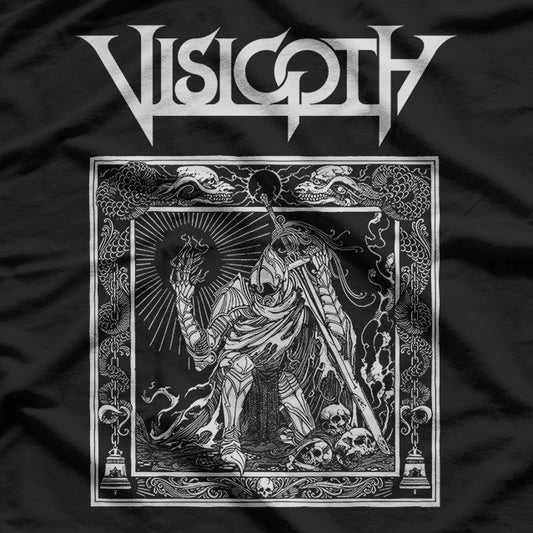Visigoth Inspired – Bells of Awakening Retro Power Metal Graphic RZ T-Shirt