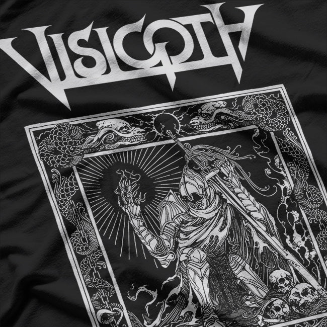Visigoth Inspired – Bells of Awakening Retro Power Metal Graphic RZ T-Shirt