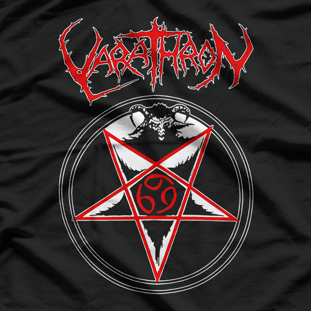 Greek Black Metal – Varathron Retro Album Artwork RZ T-Shirt
