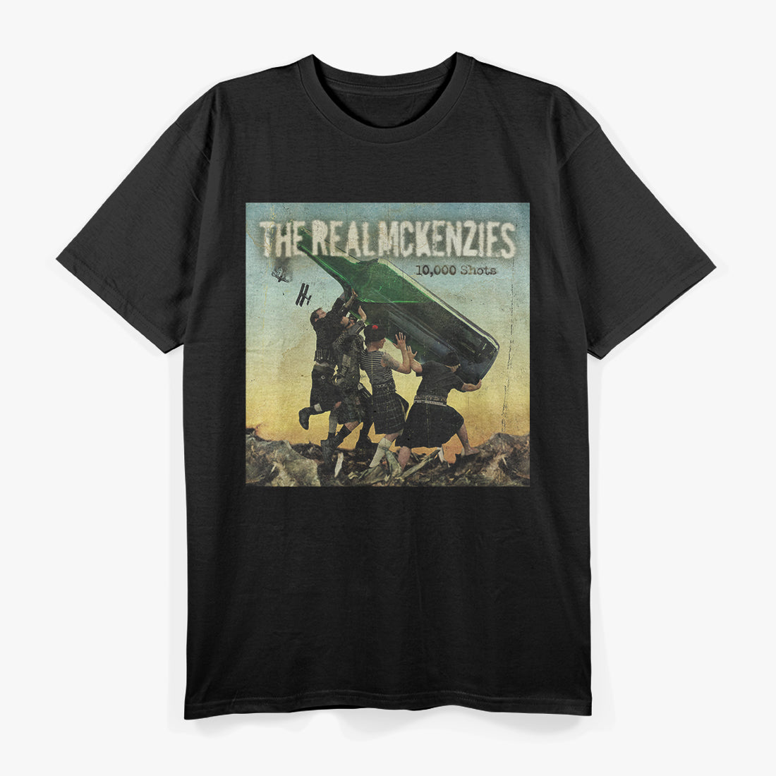 Vintage Punk Graphic for The Real McKenzies’ Rebel Spirit T-Shirt