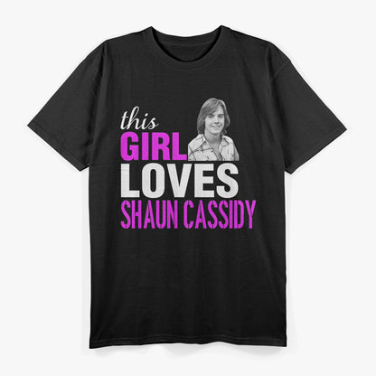 This Girl Loves Shaun Cassidy – Retro American Music RZ T-Shirt