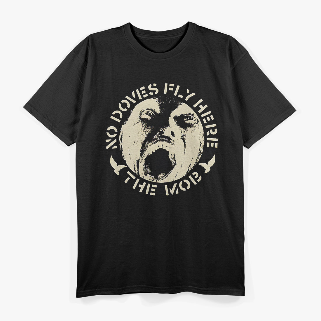 The Mob – No Doves Fly Here Retro Anarcho Punk RZ T-Shirt