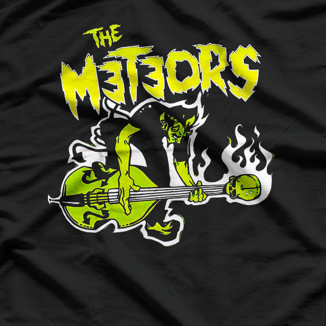 The Meteors – English Psychobilly Retro Music RZ T-Shirt