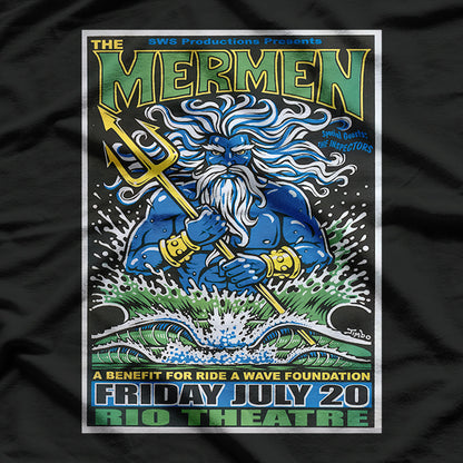 Vintage Surf Rock Graphic for The Mermen’s Iconic Sound T-Shirt