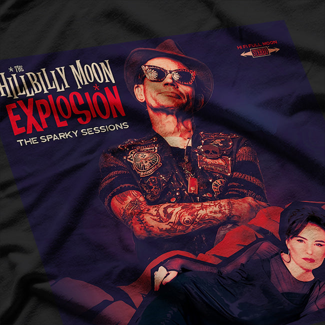 Hillbilly Moon Explosion – Sparky Sessions Album RZ T-Shirt