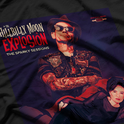 Hillbilly Moon Explosion – Sparky Sessions Album RZ T-Shirt