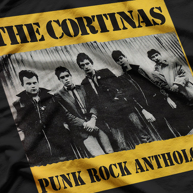The Cortinas – Punk Rock Anthology Album Retro RZ T-Shirt