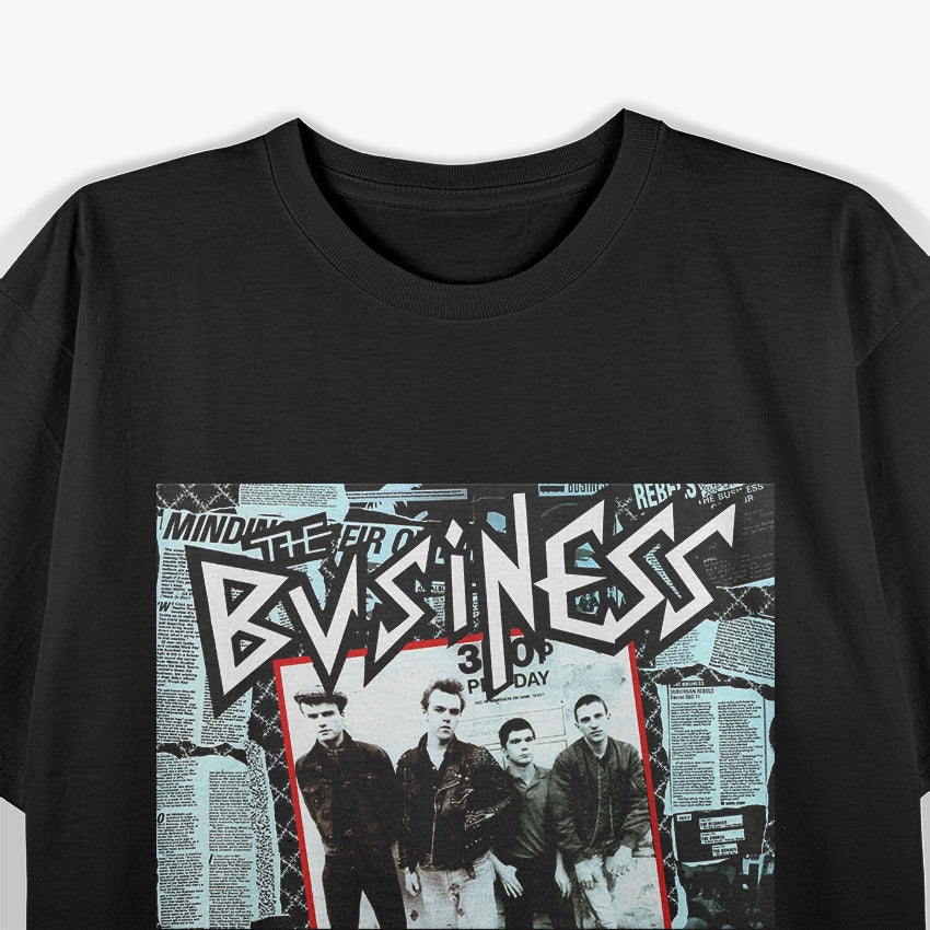 The Business – Suburban Rebels Punk Rock Album RZ T-Shirt