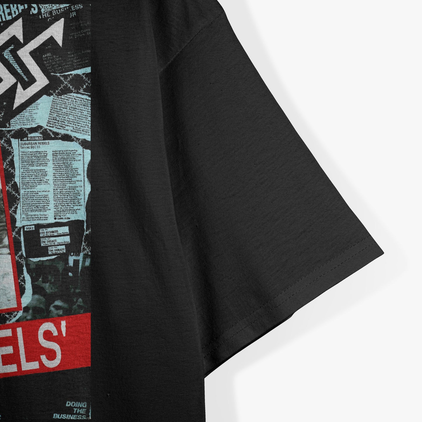 The Business – Suburban Rebels Punk Rock Album RZ T-Shirt