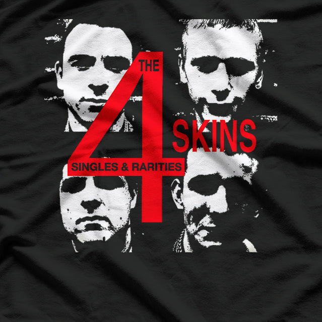 The 4-Skins – Singles and Rarities Punk Rock RZ T-Shirt
