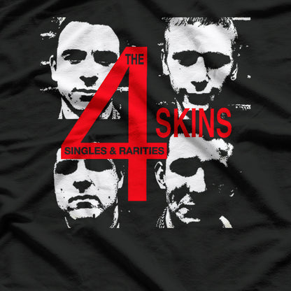 The 4-Skins – Singles and Rarities Punk Rock RZ T-Shirt